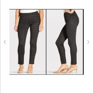 Sanctuary Grease Ponte Leggings in plaid Small